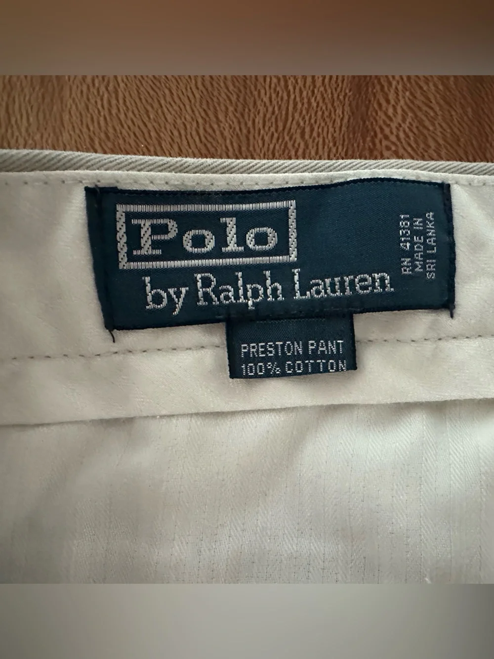 Polo Ralph Lauren Preston Pant Khaki Tan Chino Pants | Size: Men's 30x30